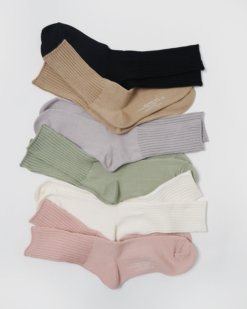 Silket Rib Socks / Pink