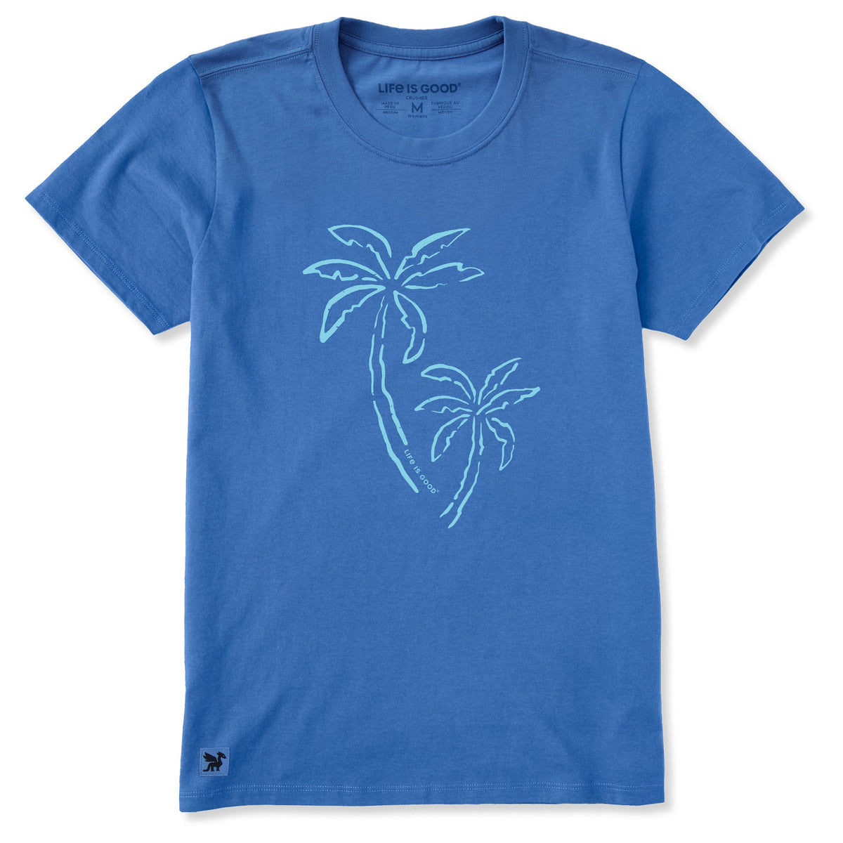 Women's 2 Simple Palms Short Sleeve Crusher-LITE Tee