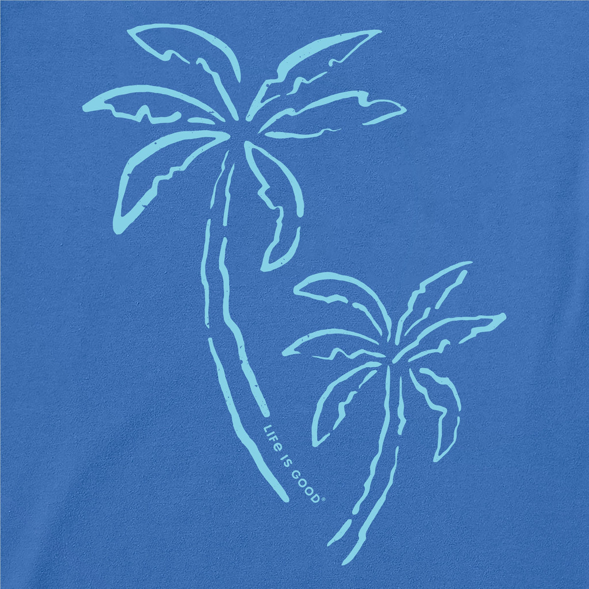 Women's 2 Simple Palms Short Sleeve Crusher-LITE Tee