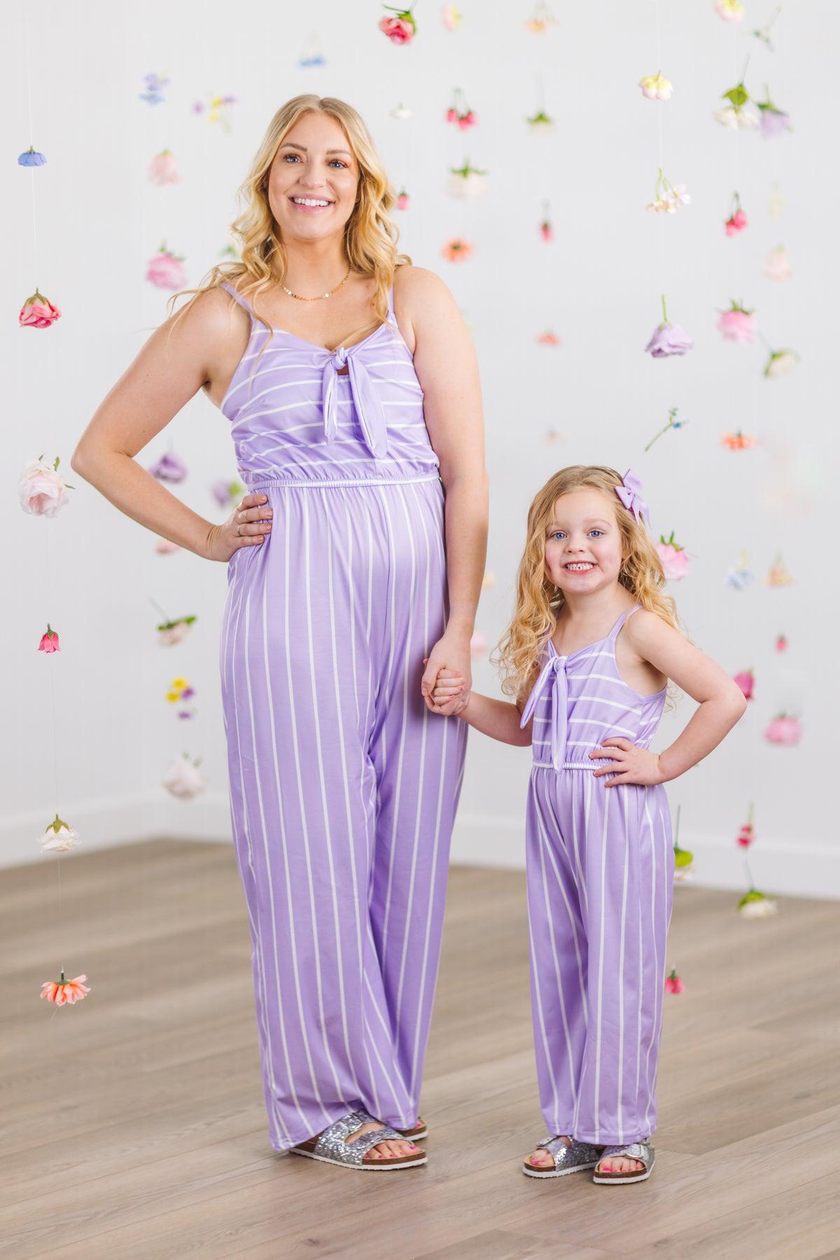 Mom & Me - Stripe Jumpsuit