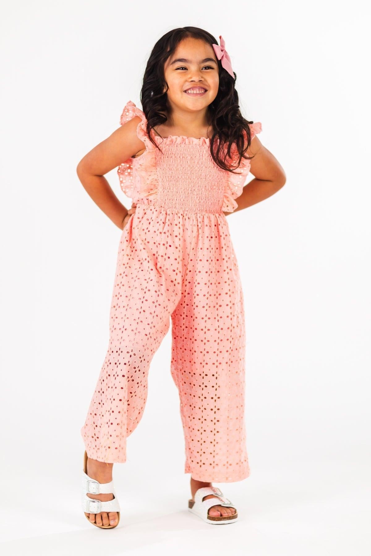Eyelet Lace Jumpsuit