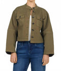 Rowe Jacket In Olive Branch
