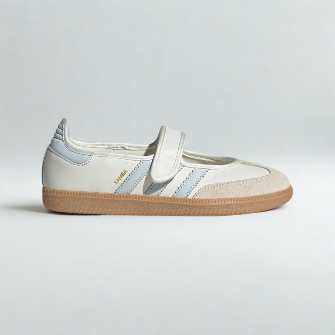 adidas Samba Jane White Blue Gum Women's