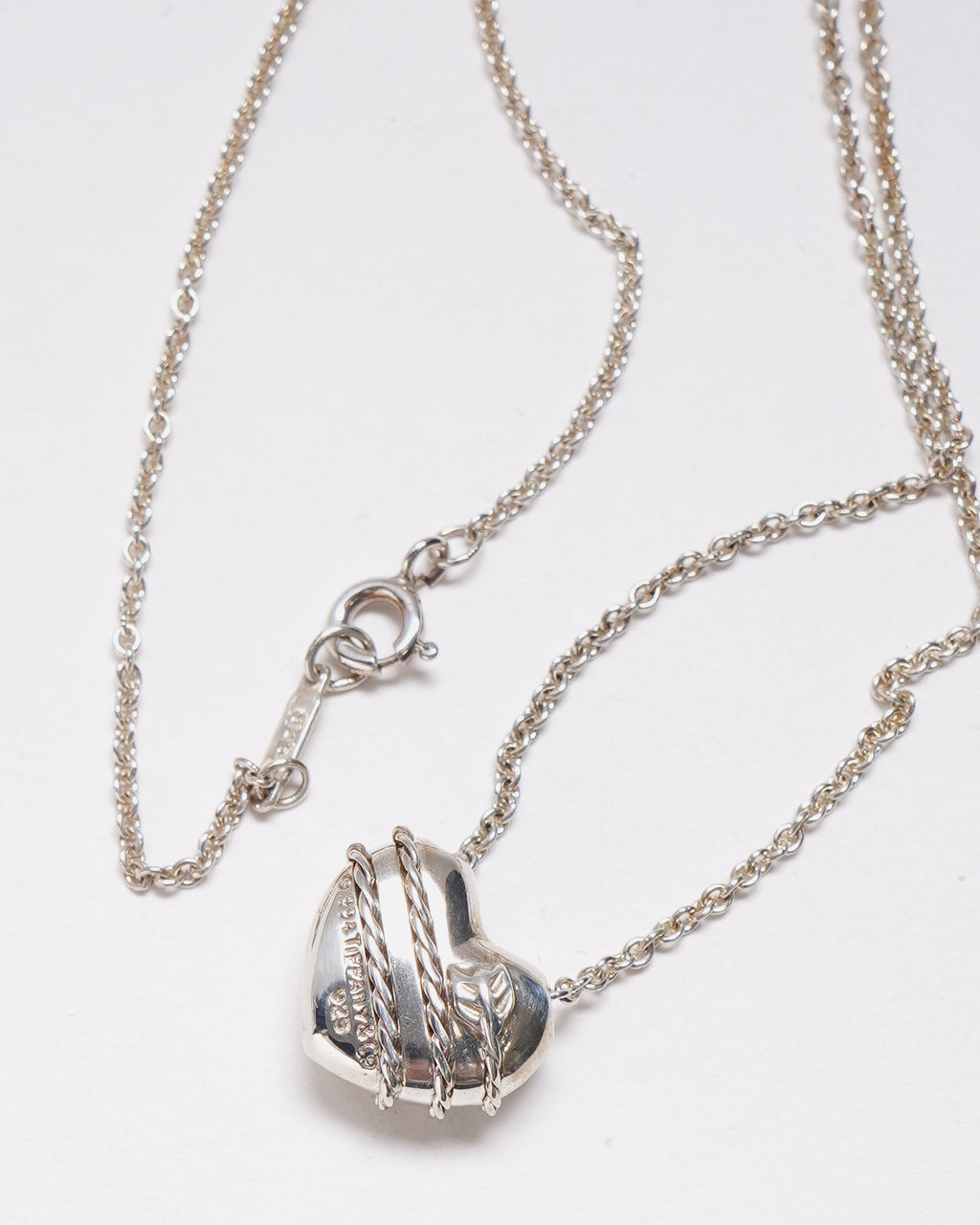 Silver Heart & Allow Necklace