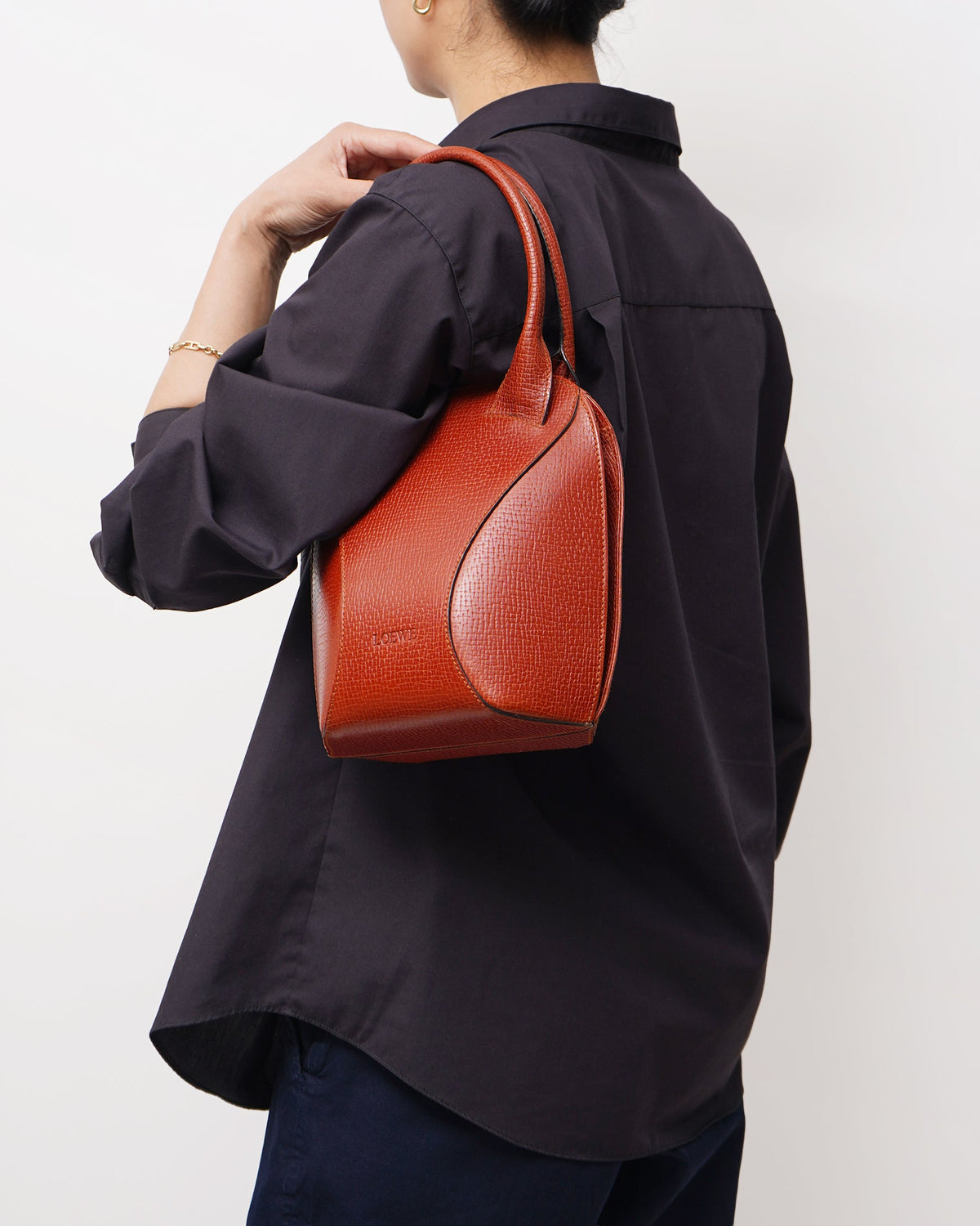 Brown Leather Handbag