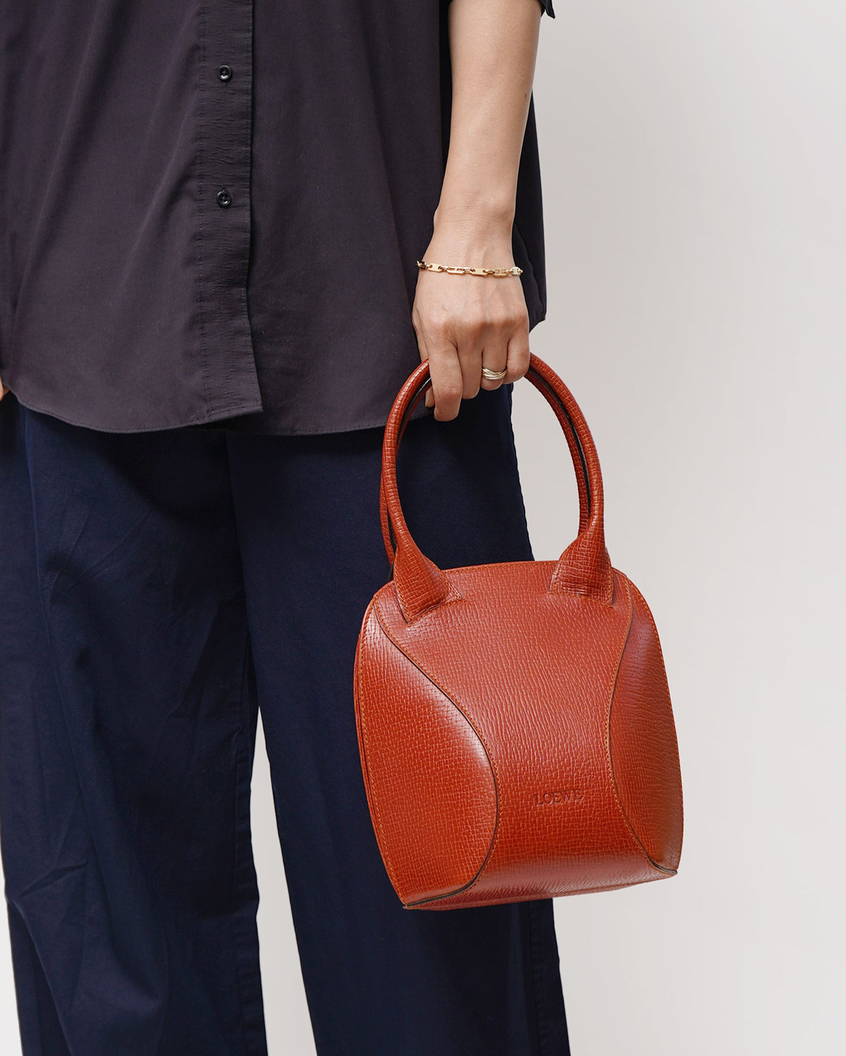 Brown Leather Handbag