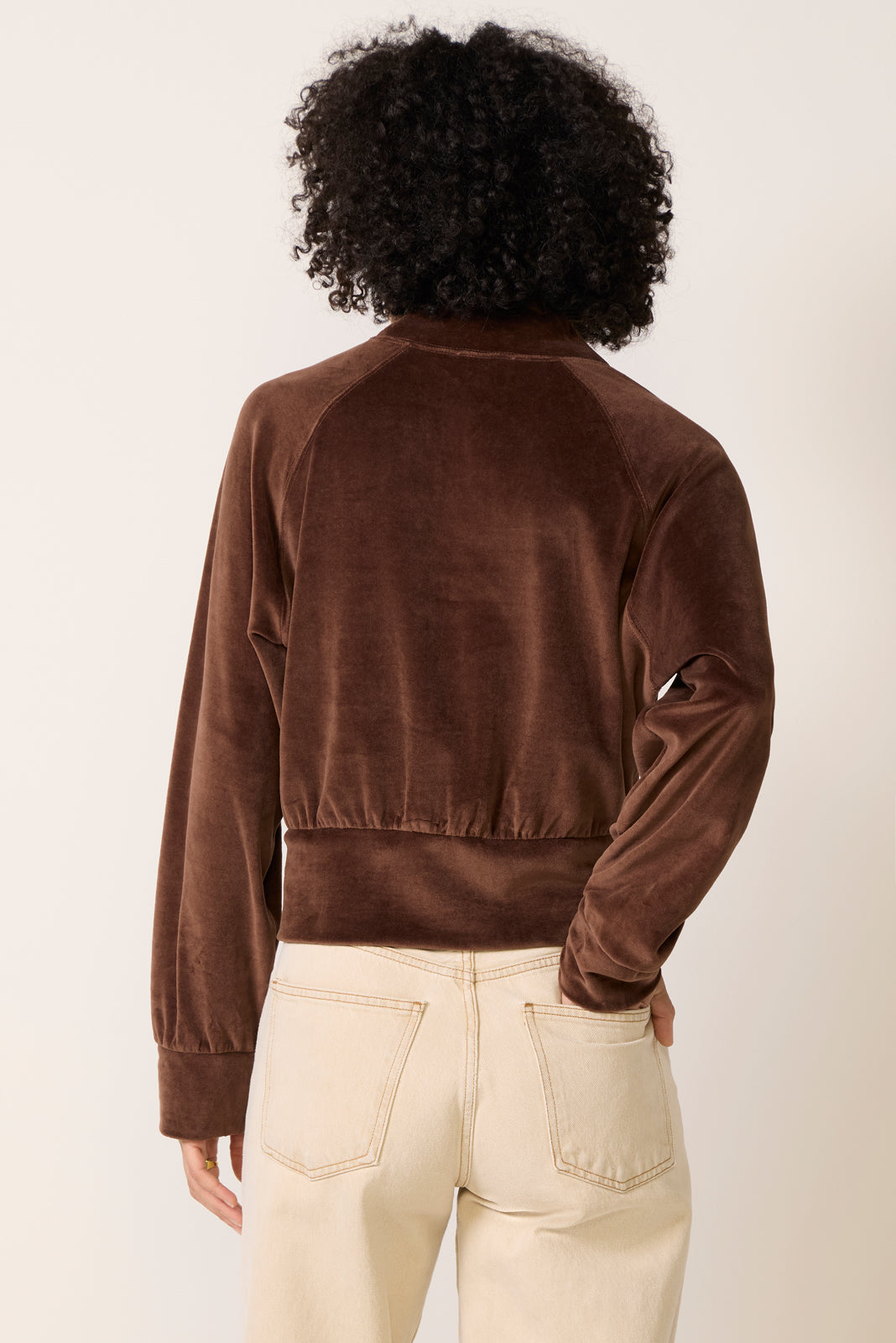 Women's Erin Velour Mock Neck Top