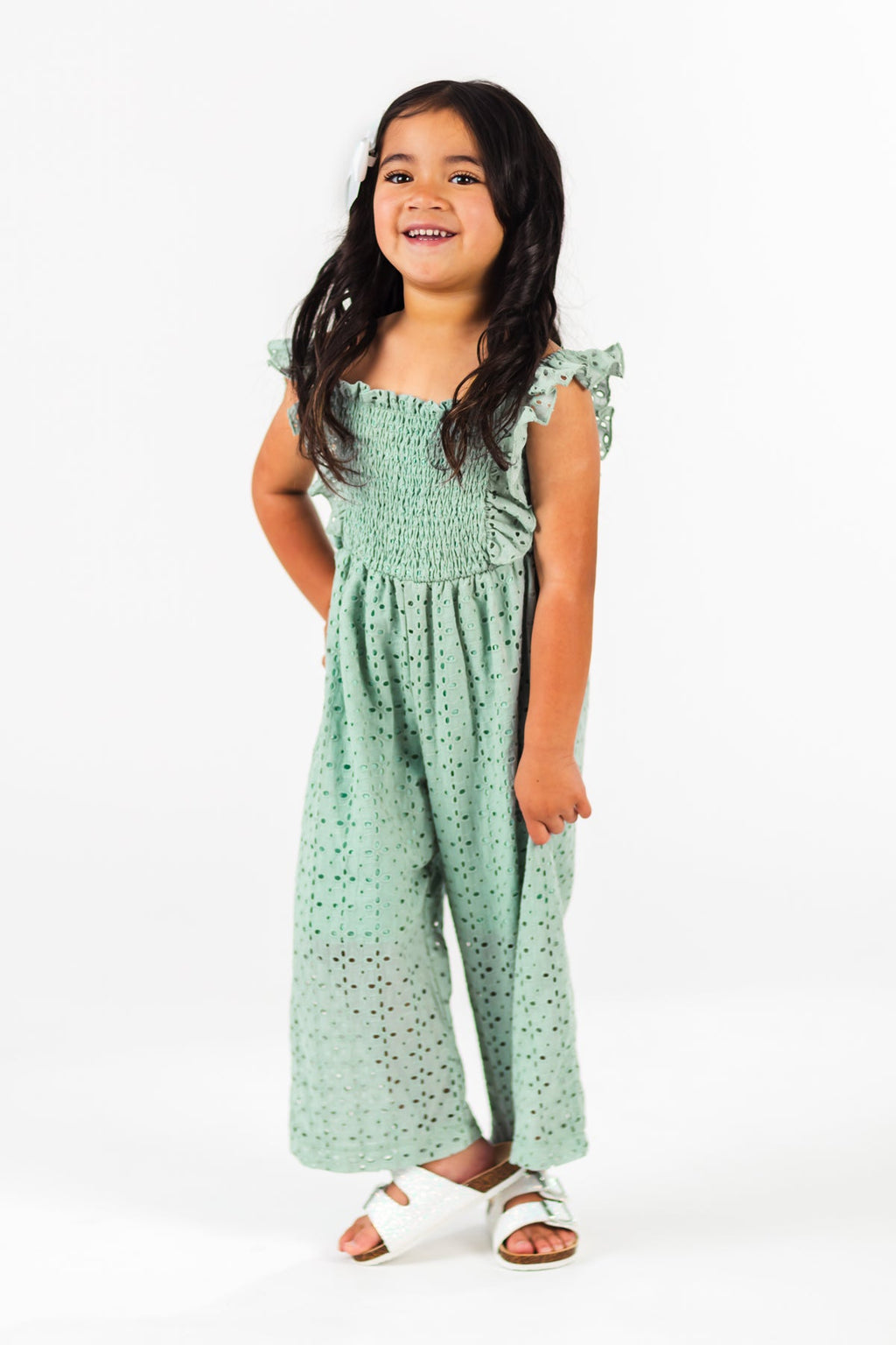 Eyelet Lace Jumpsuit