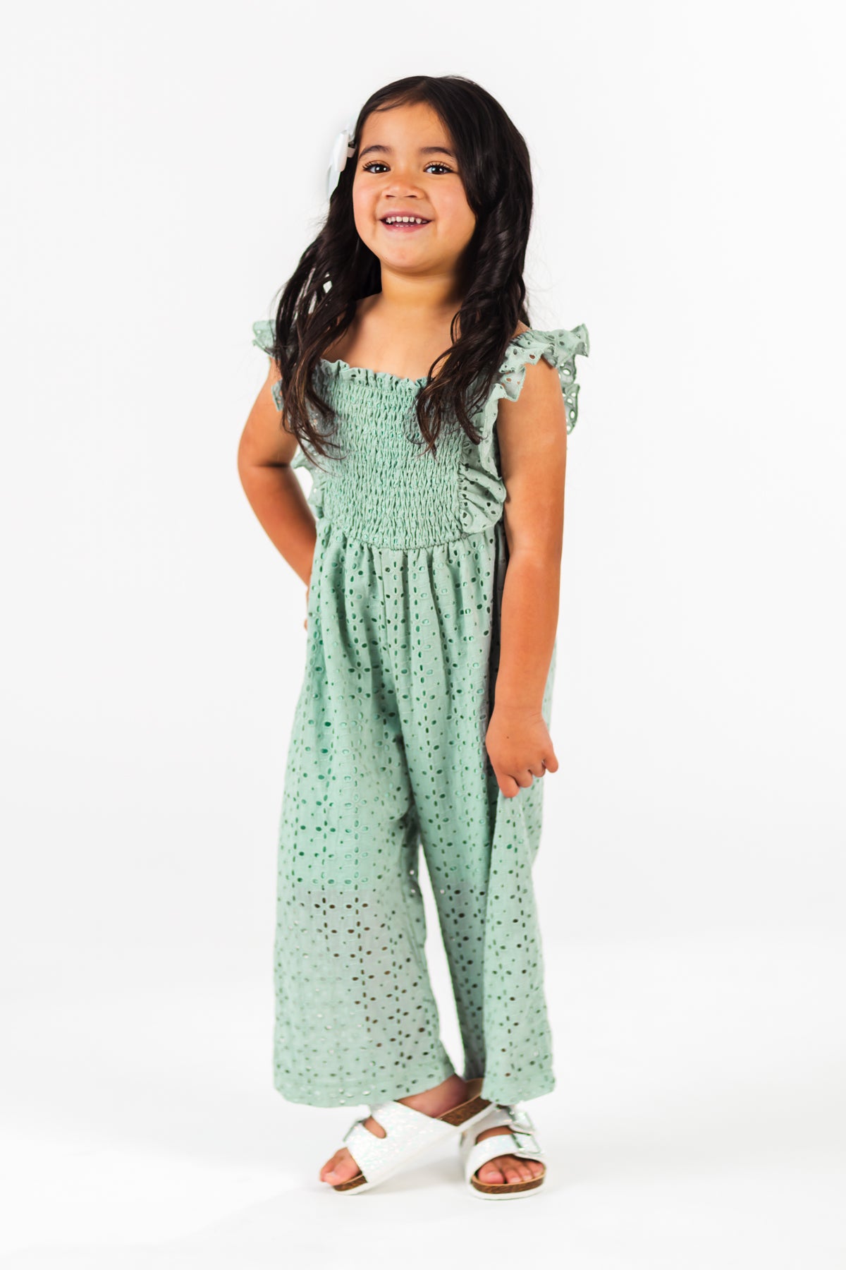 Eyelet Lace Jumpsuit