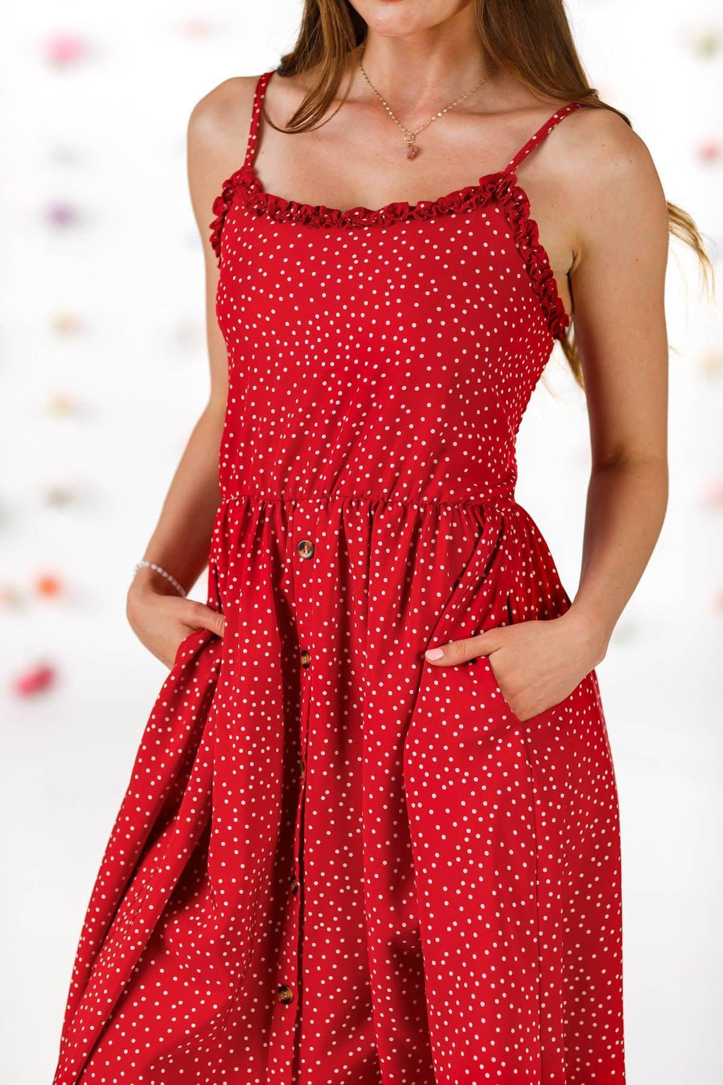 Mom & Me - Red Polka Dot Dress