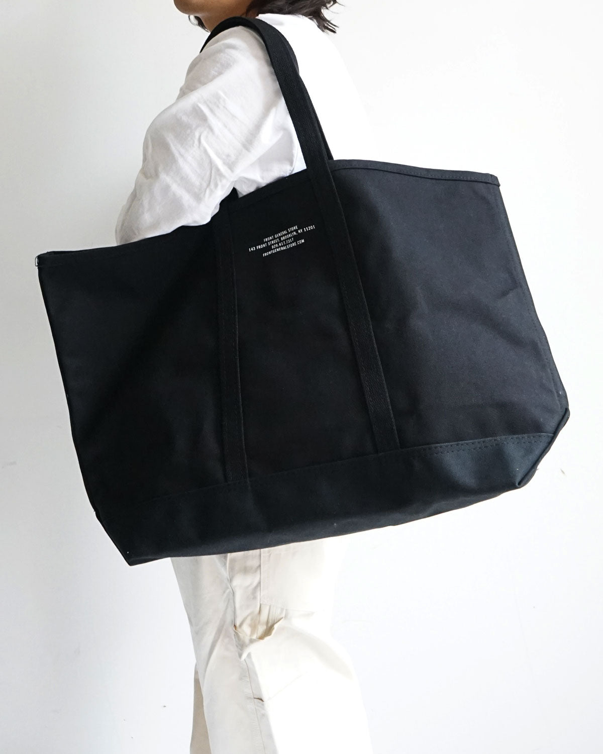 Canvas Tote Bag / Black