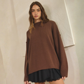 Marlo Chocolate Boyfriend Sweater