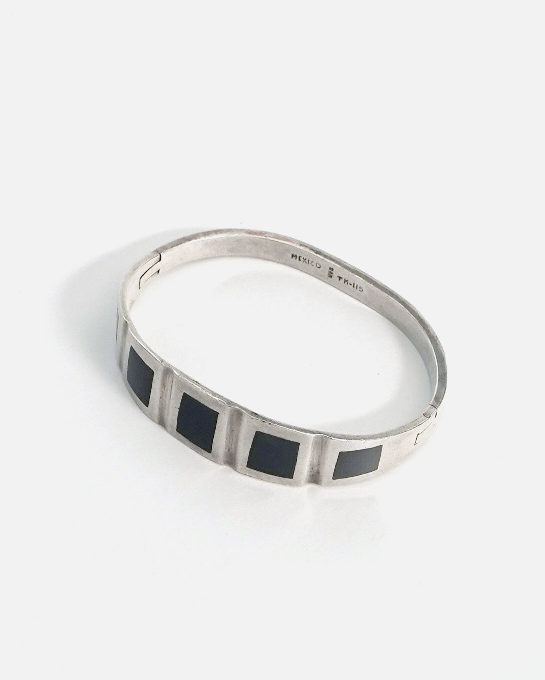 Silver Bracelet w/ Onyx