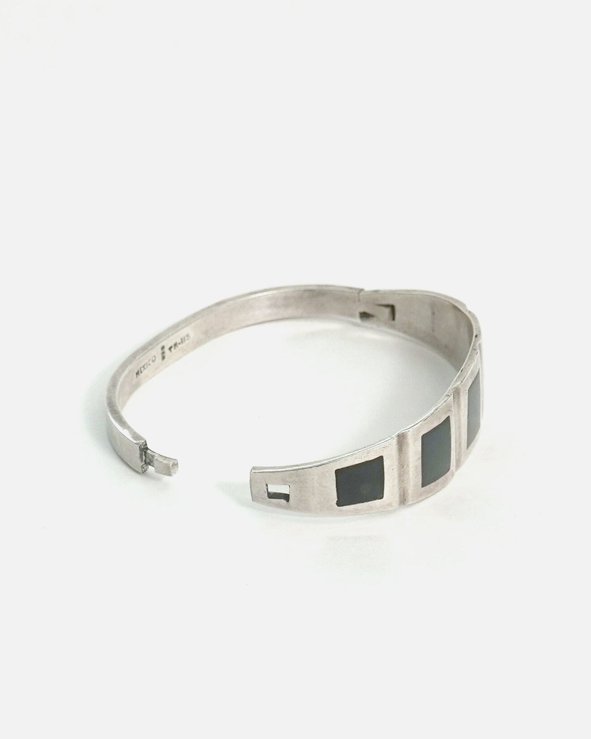 Silver Bracelet w/ Onyx