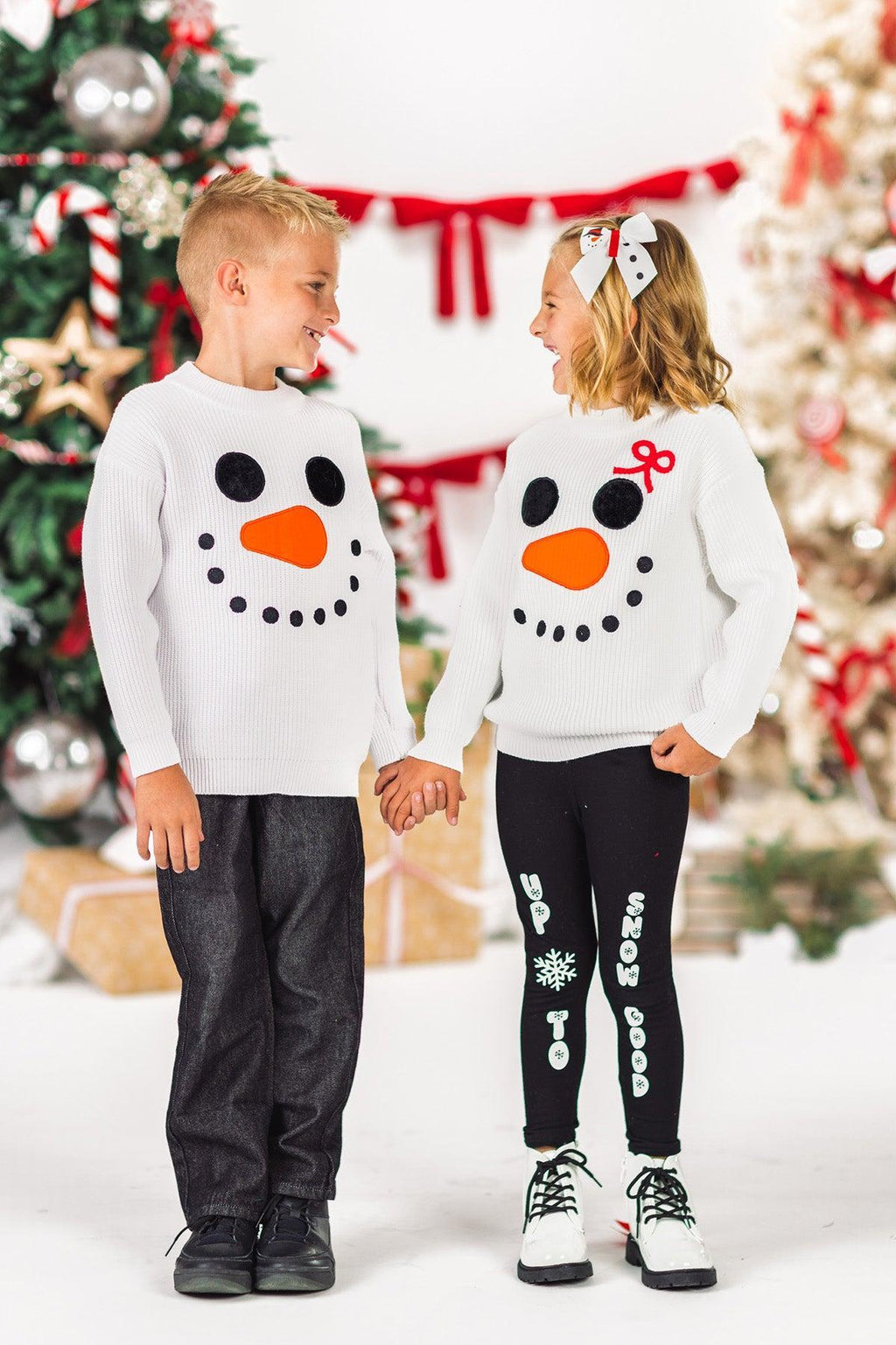 "Up To Snow Good" Knit Sweater Legging Set