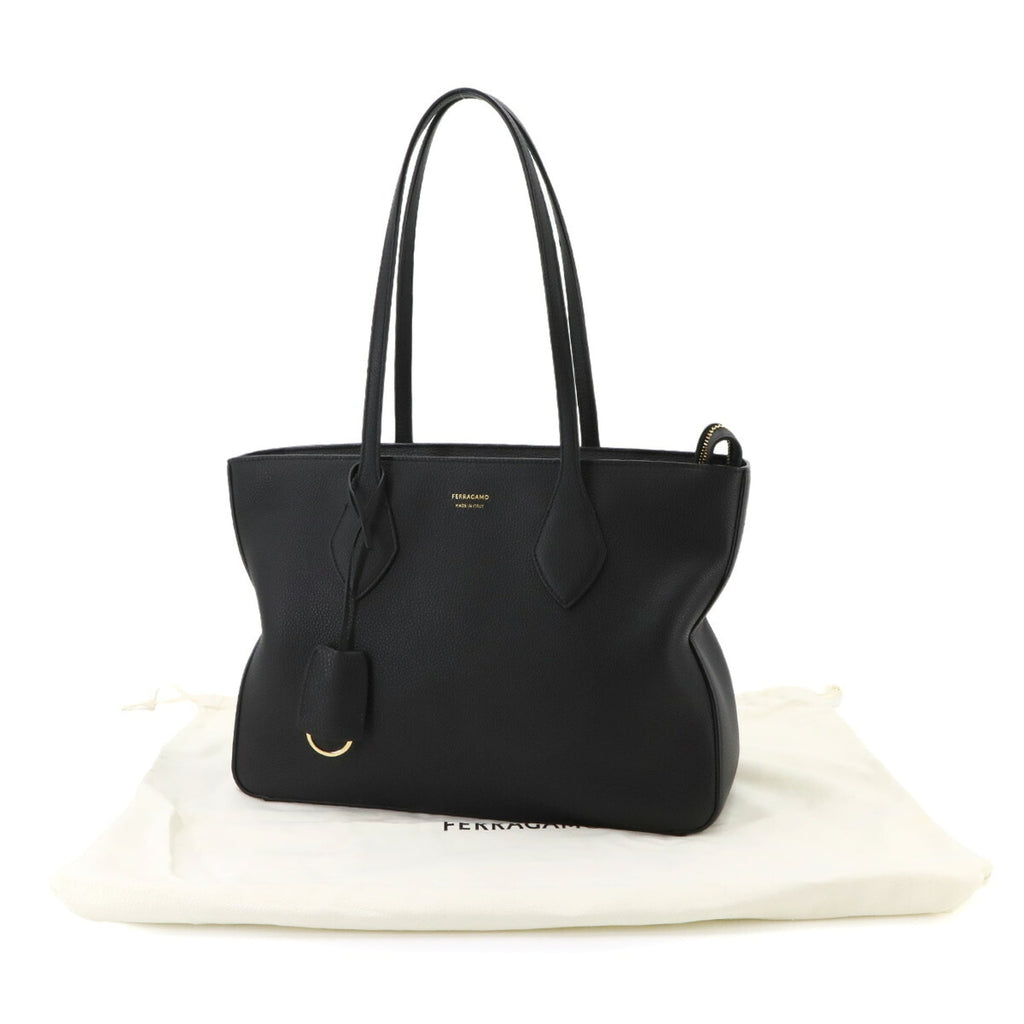 Salvatore Ferragamo Leather Handbag Tote Bag (Pre-Owned)