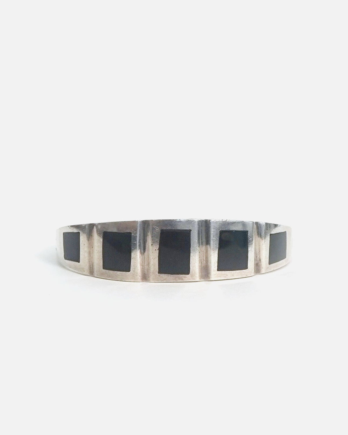 Silver Bracelet w/ Onyx