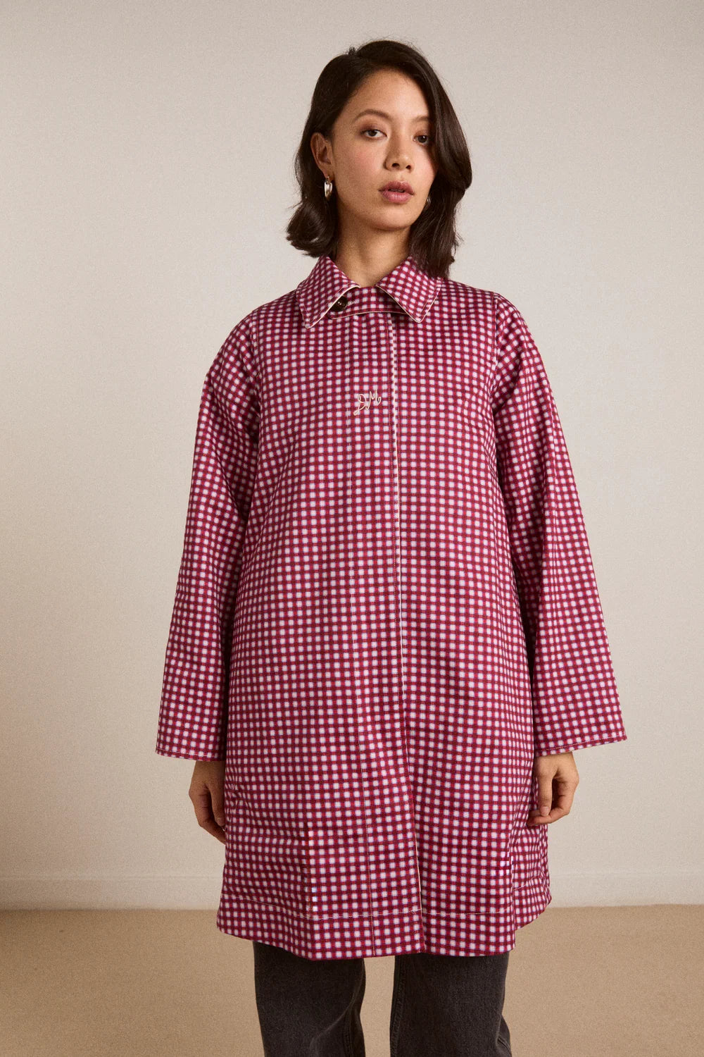 Damson Madder Mercedes Bow Trench