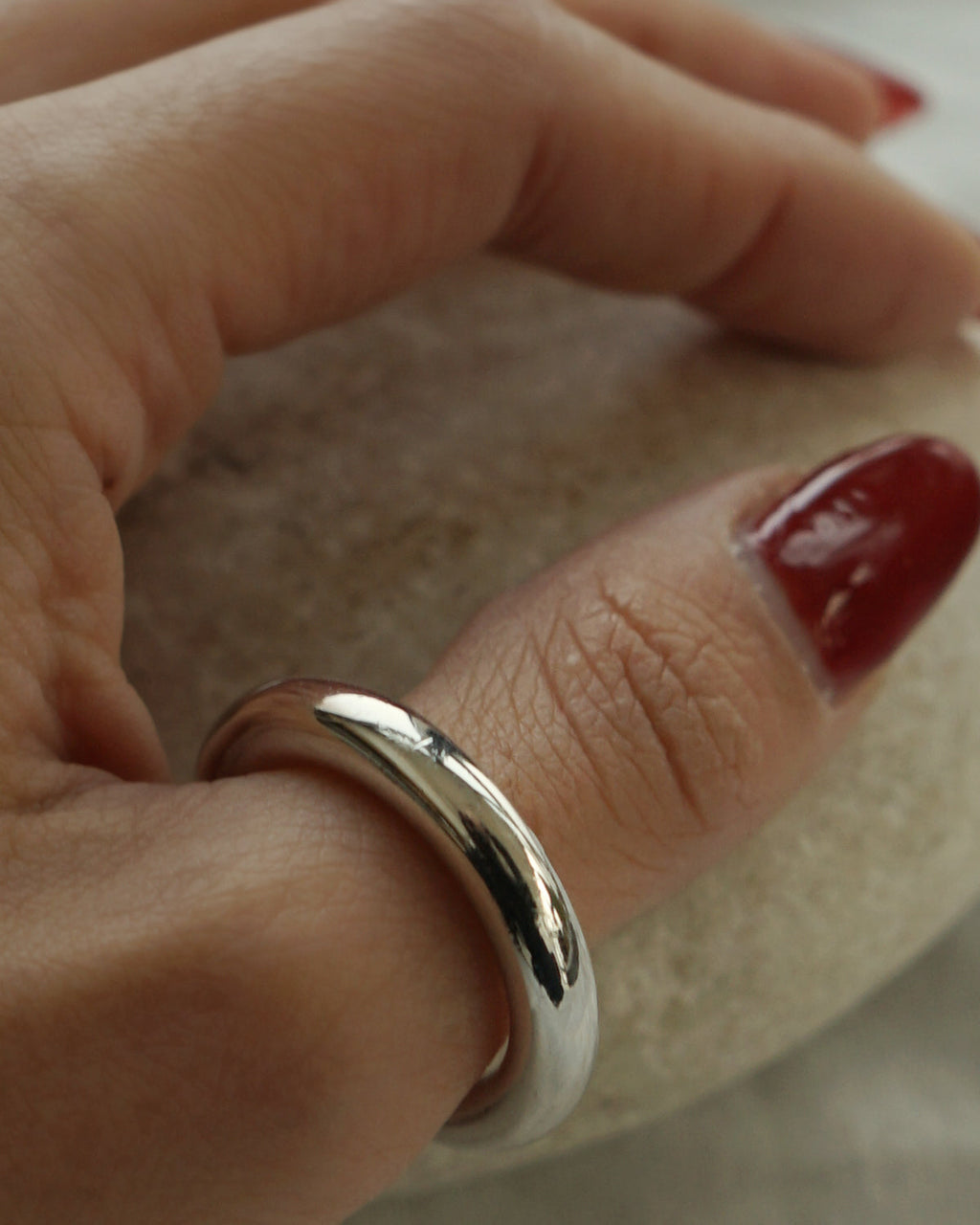 Silver Ring / size: 9