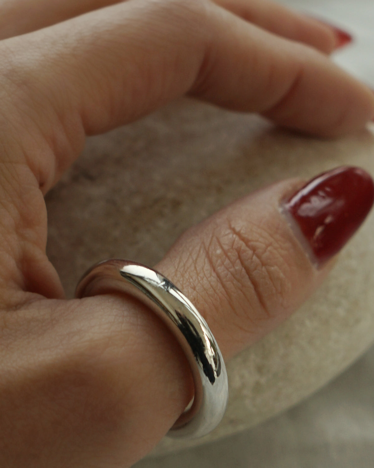 Silver Ring / size: 9