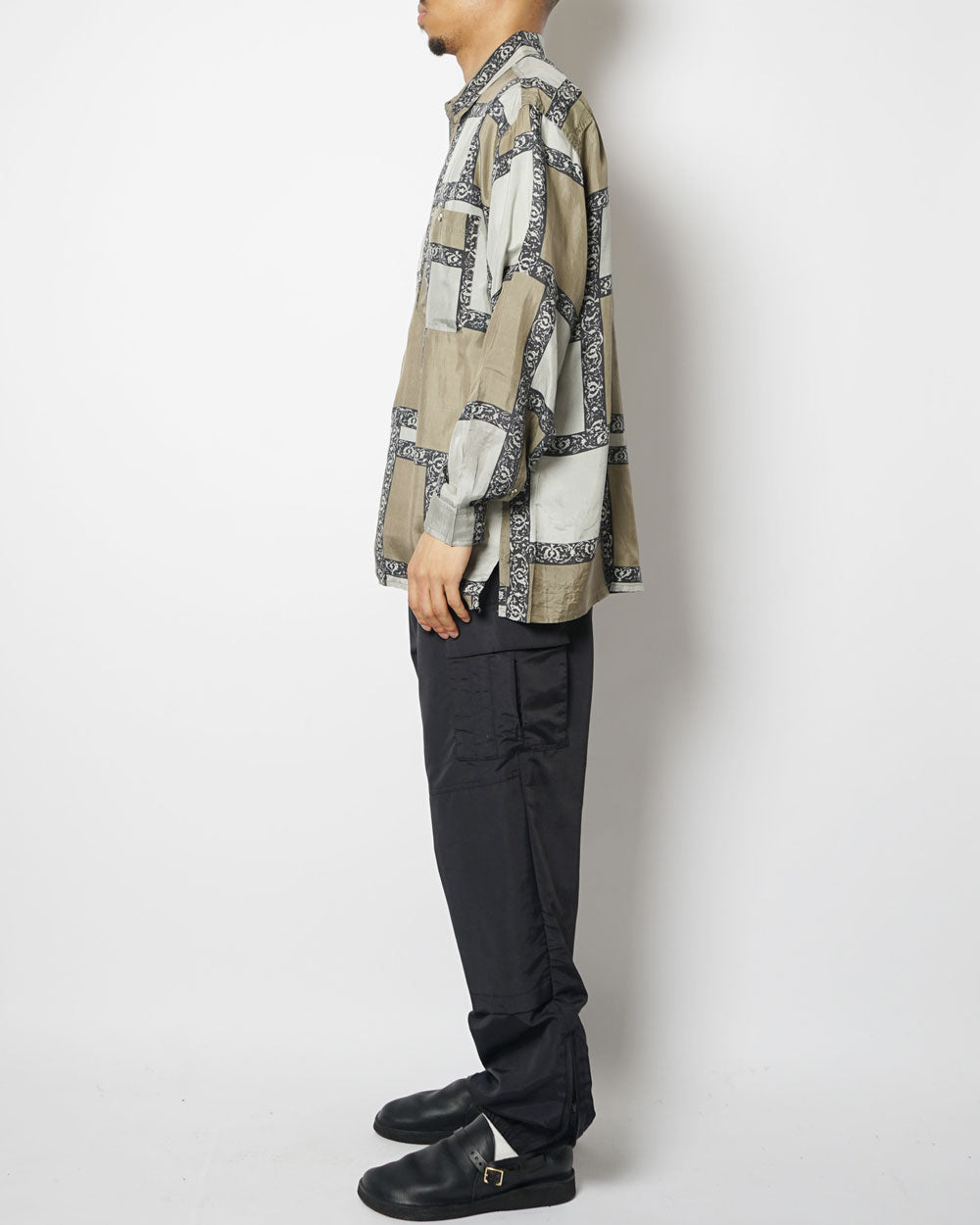 Silk Shirt Long Sleeve / Pattern K