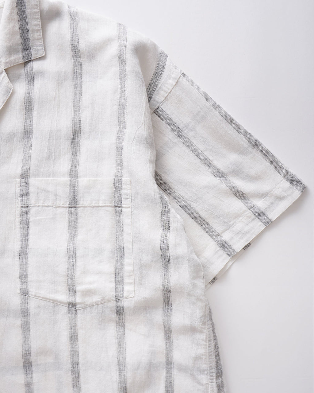 Open Collar S/S Shirt