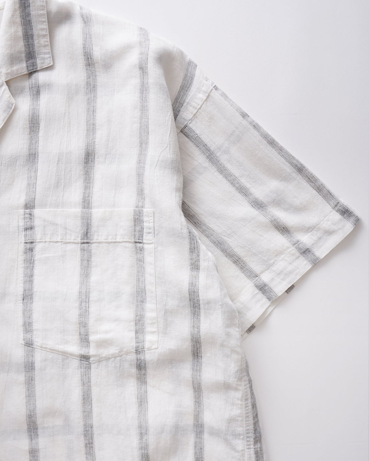 Open Collar S/S Shirt
