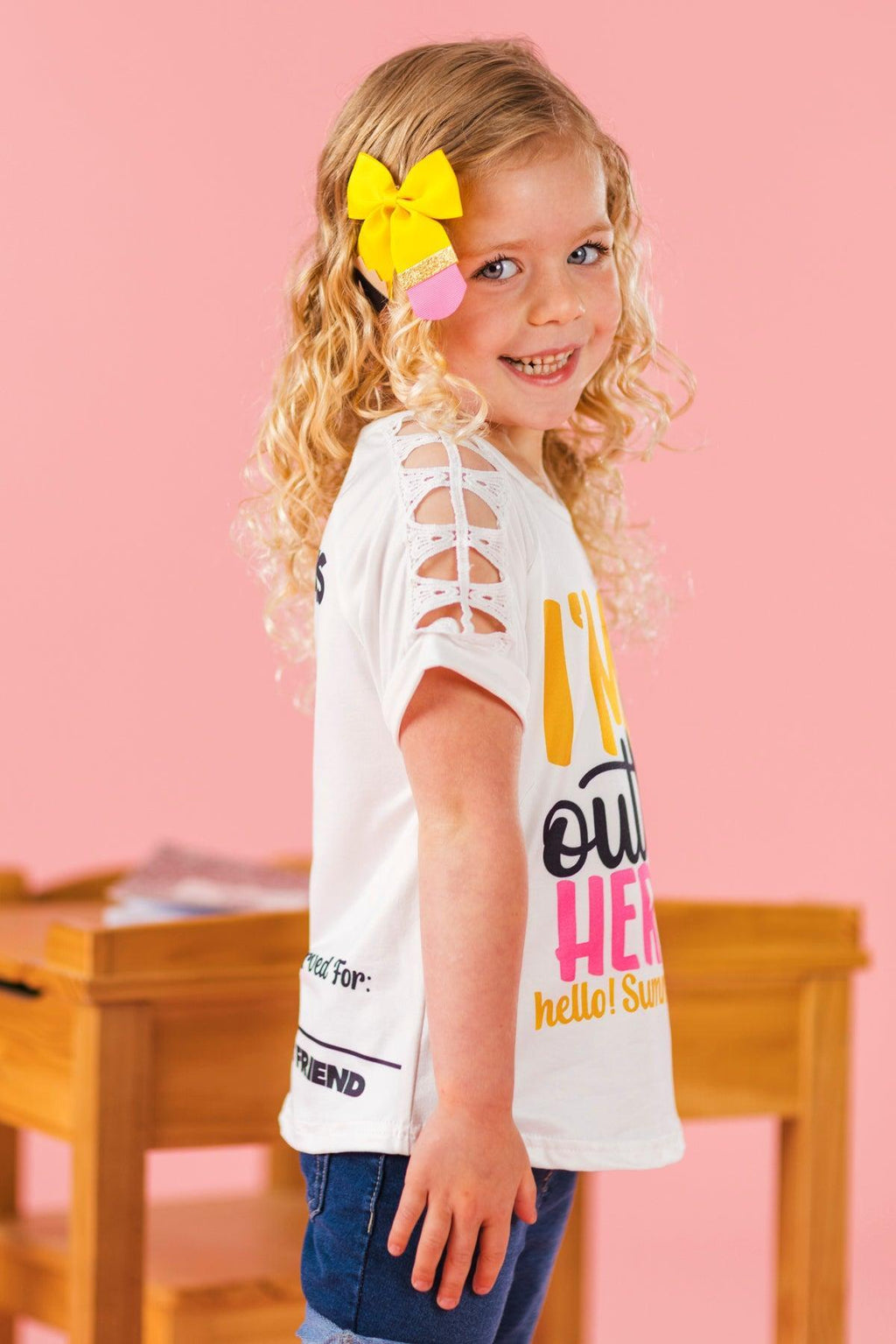 "I'm Outta Here, Hello! Summer" School Top