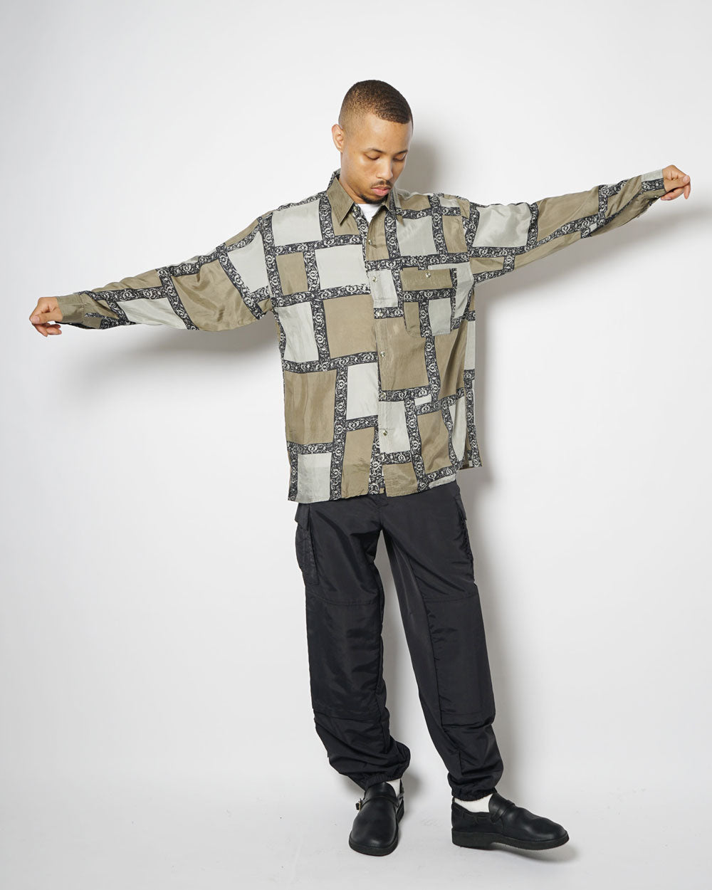 Silk Shirt Long Sleeve / Pattern K