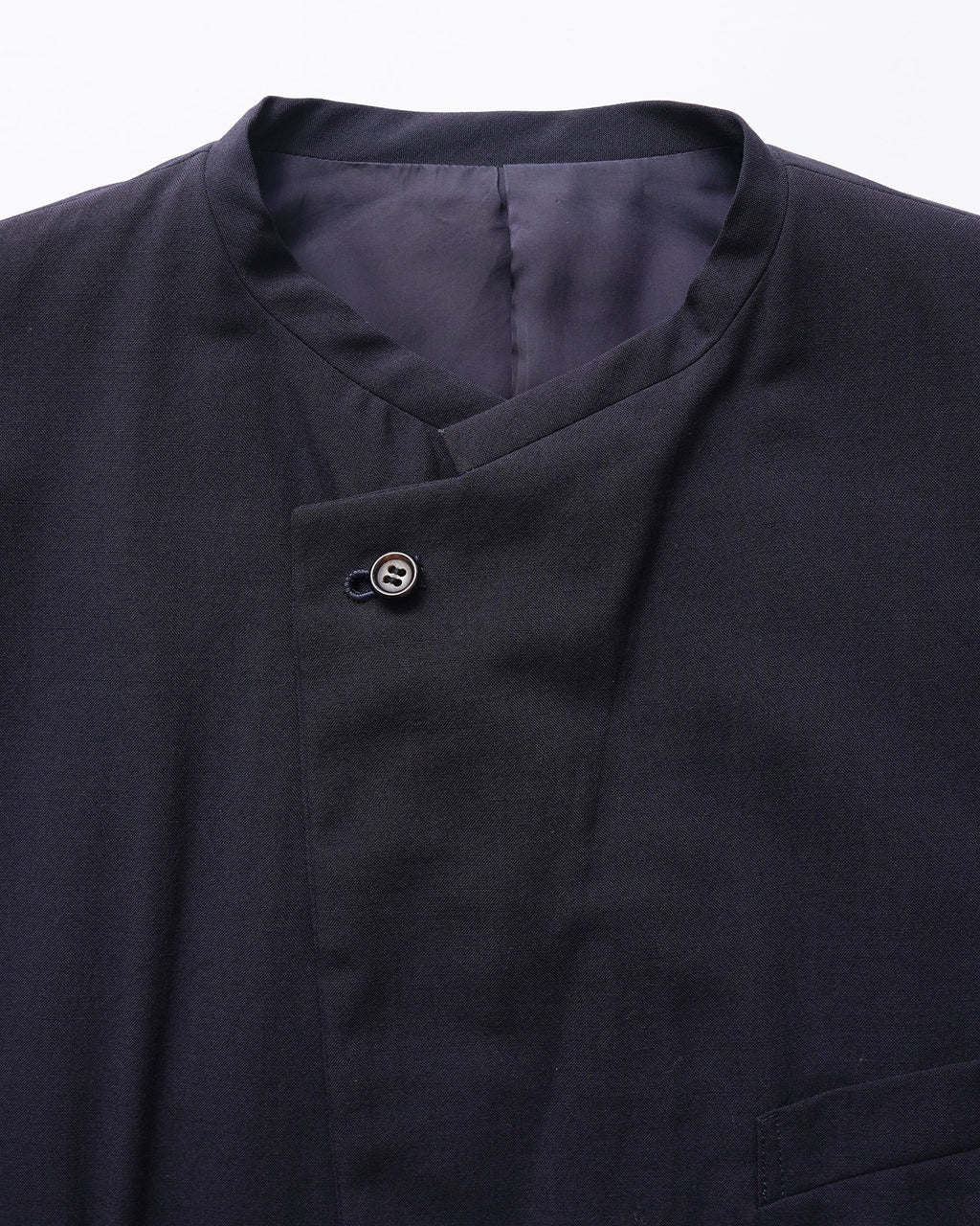 Collarless Jacket
