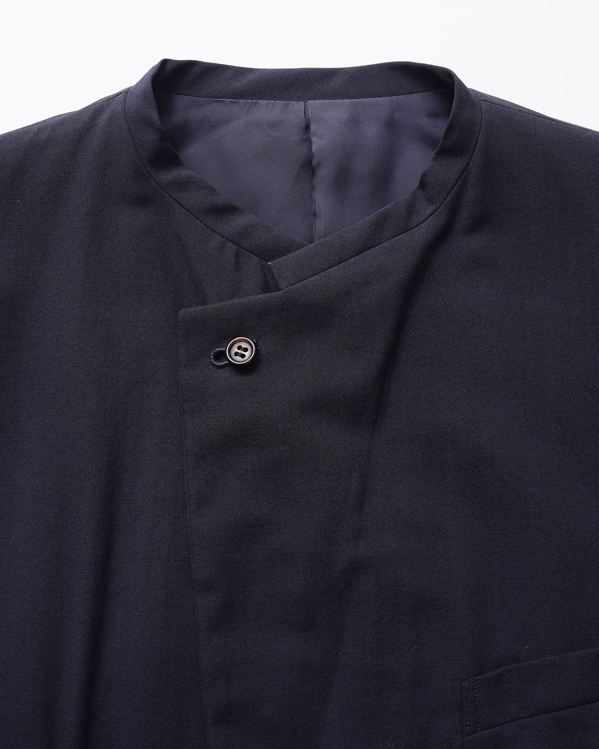 Collarless Jacket