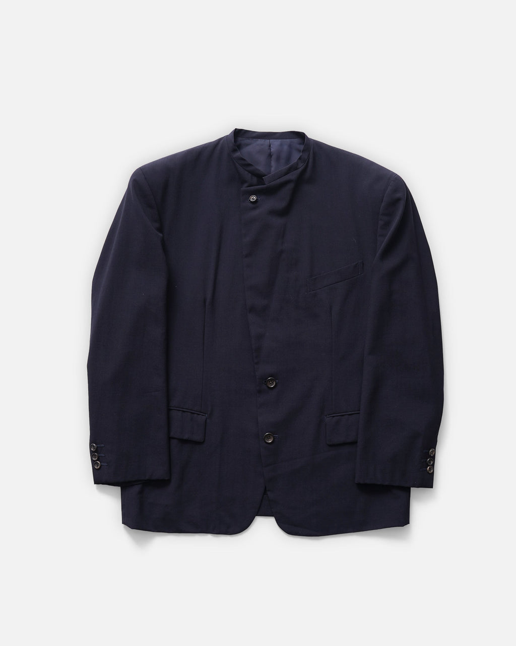 Collarless Jacket
