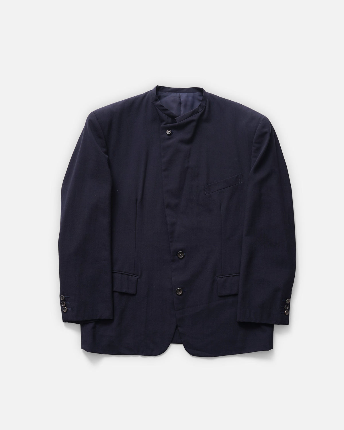 Collarless Jacket