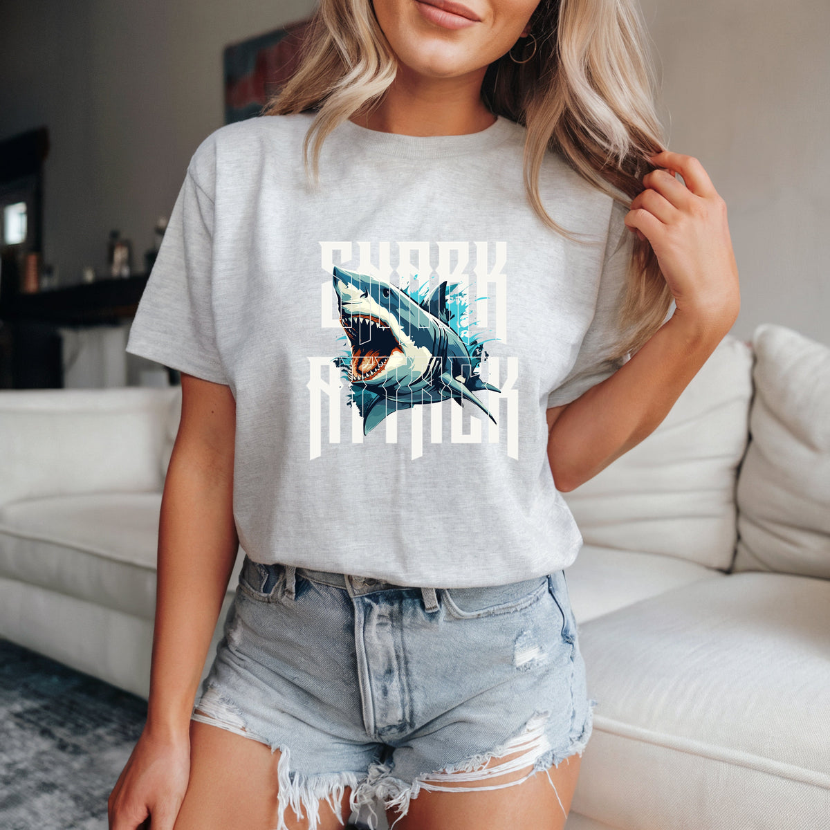 Jaws Ladies New Fashion Short Sleeves