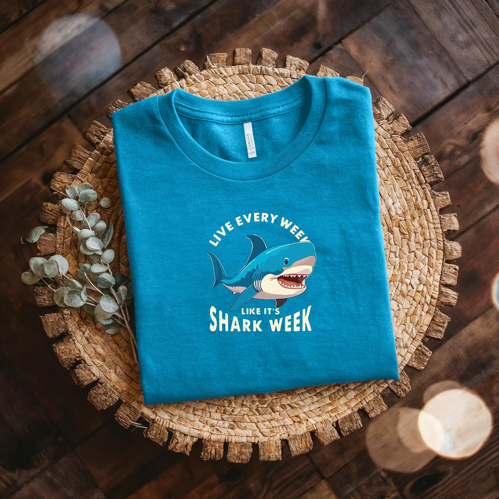 Jaws Simple Summer T-shirts for Men and Women