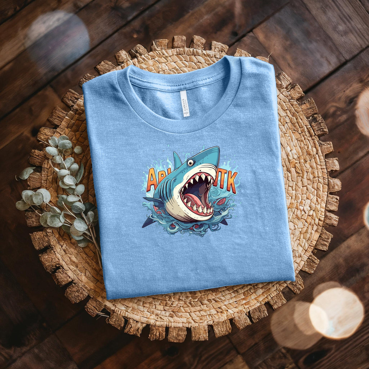 Jaws Unisex Cotton Breathable Short Sleeves