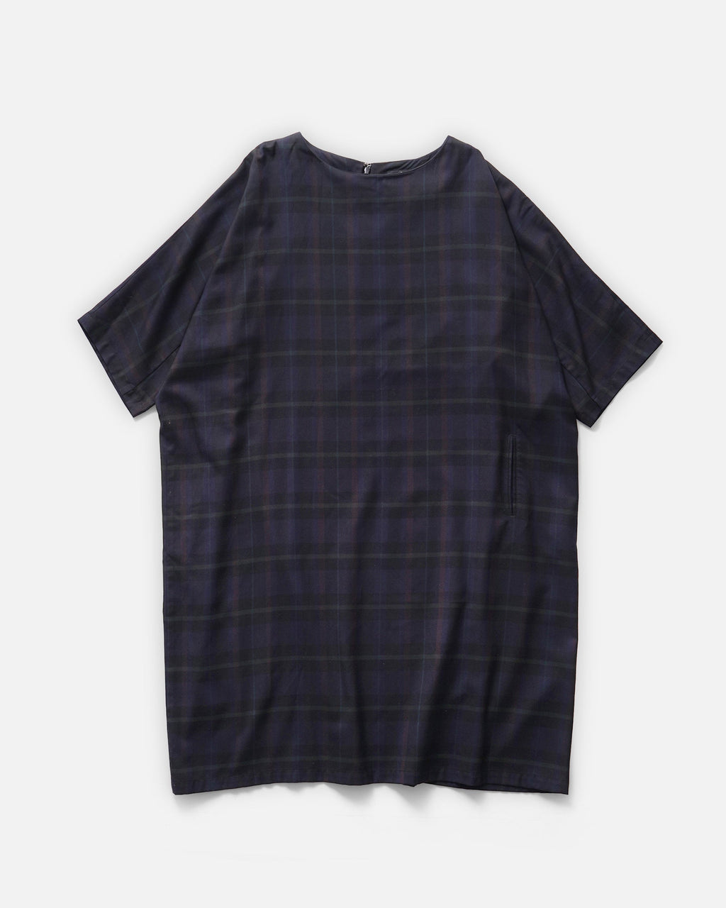 S/S Plaid Wool Dress