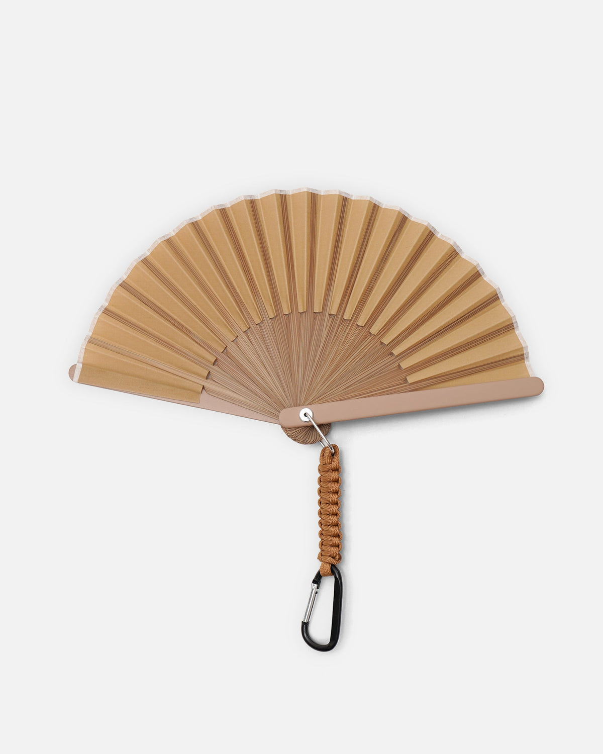 Outdoor Folding Fan with Carabiner