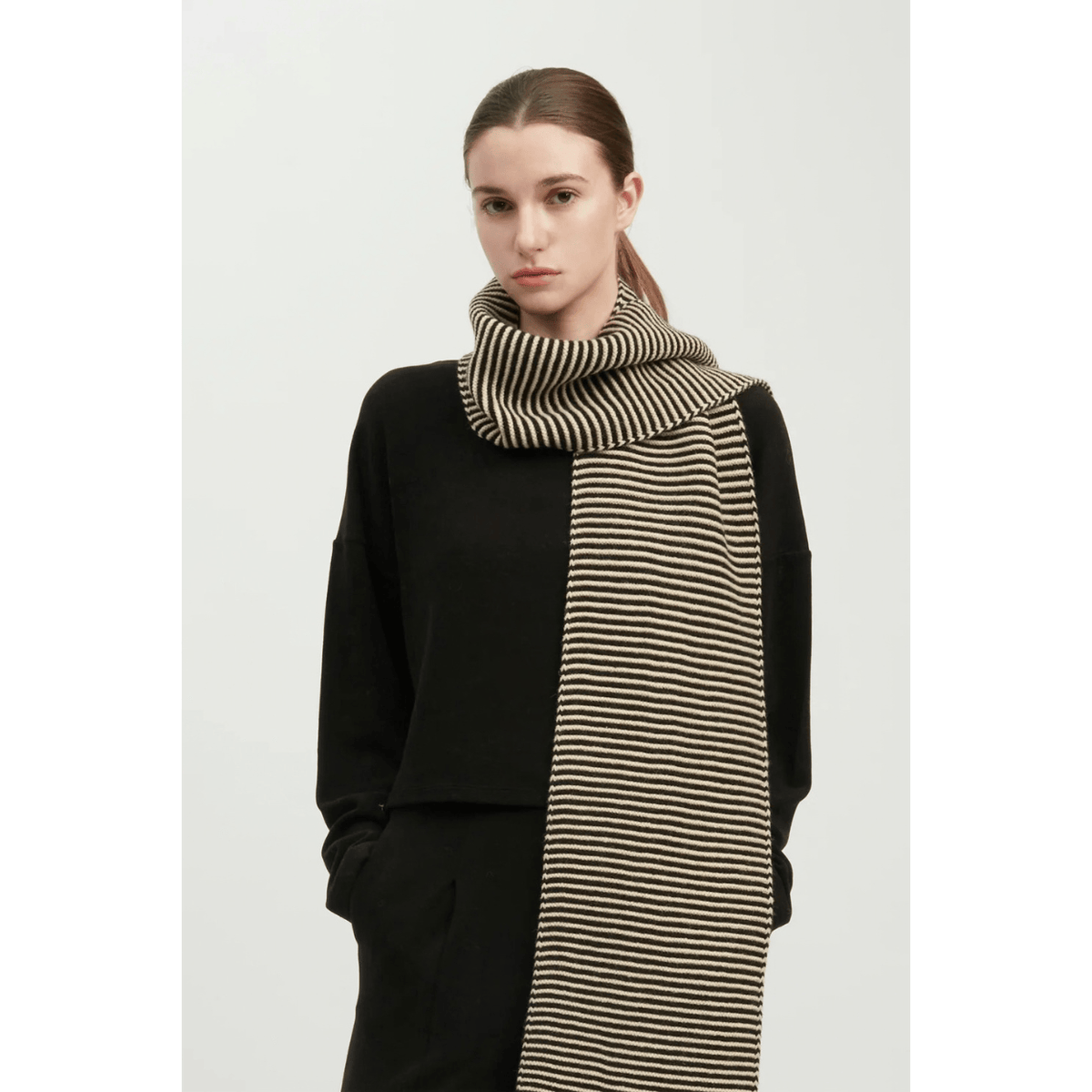 Striped Stitch Scarf