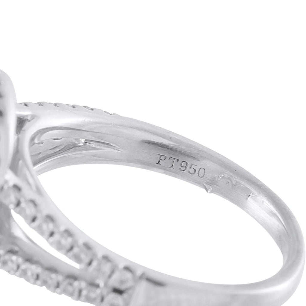 LB Exclusive Platinum 0.85ct Diamond Ring MF17-081226