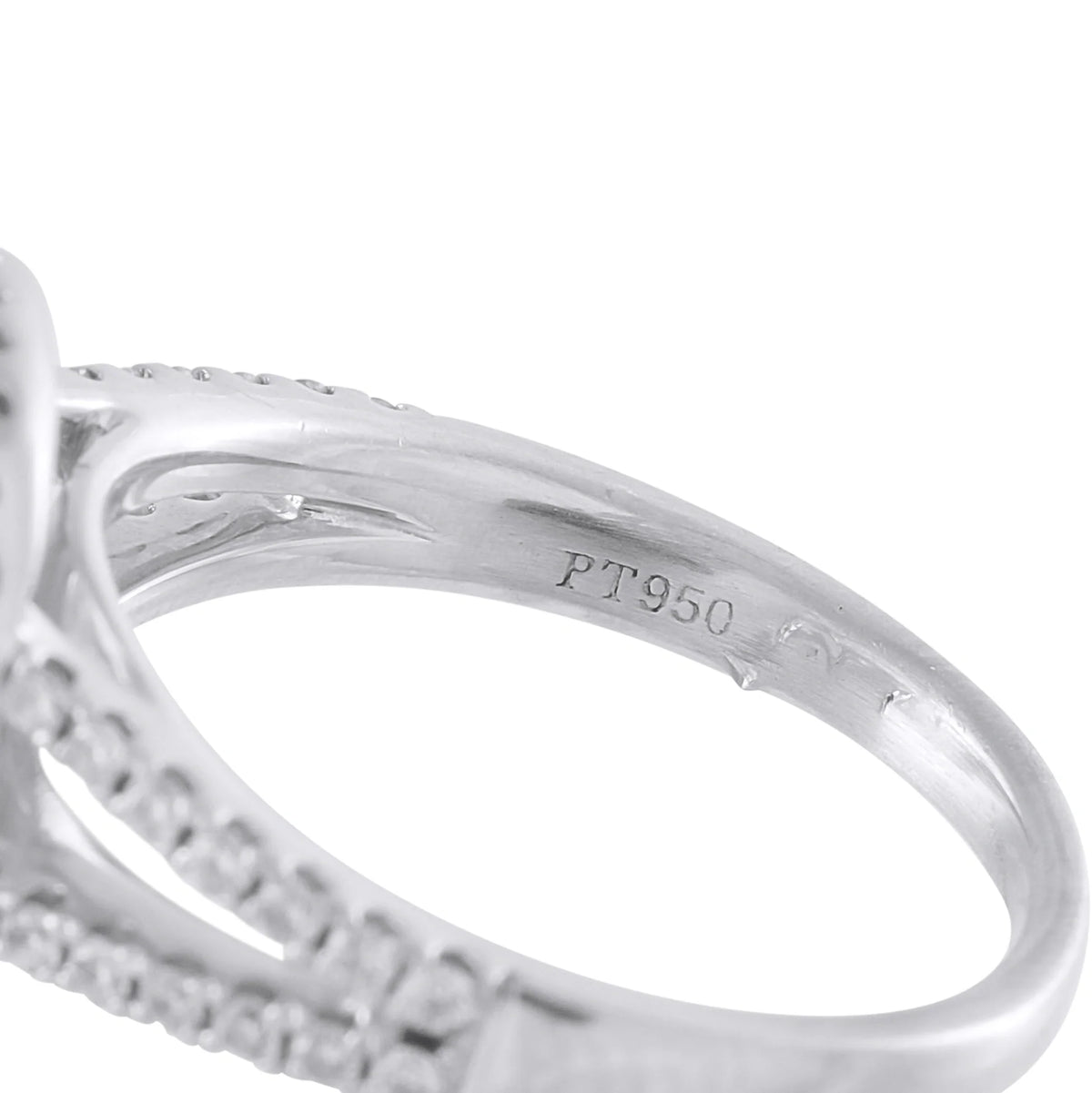 LB Exclusive Platinum 0.85ct Diamond Ring MF17-081226