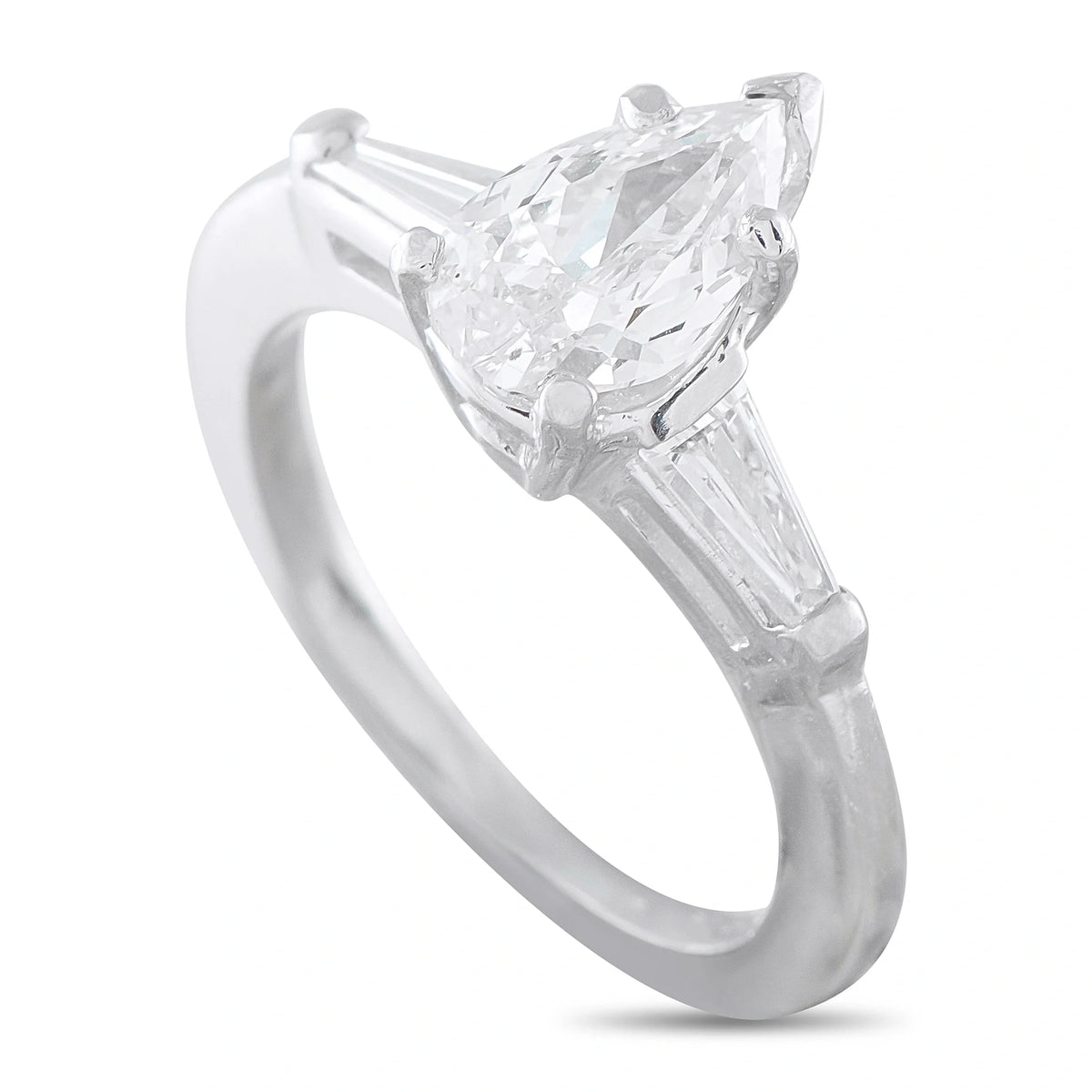 LB Exclusive Platinum 1.16ct Diamond Ring MF22-072826