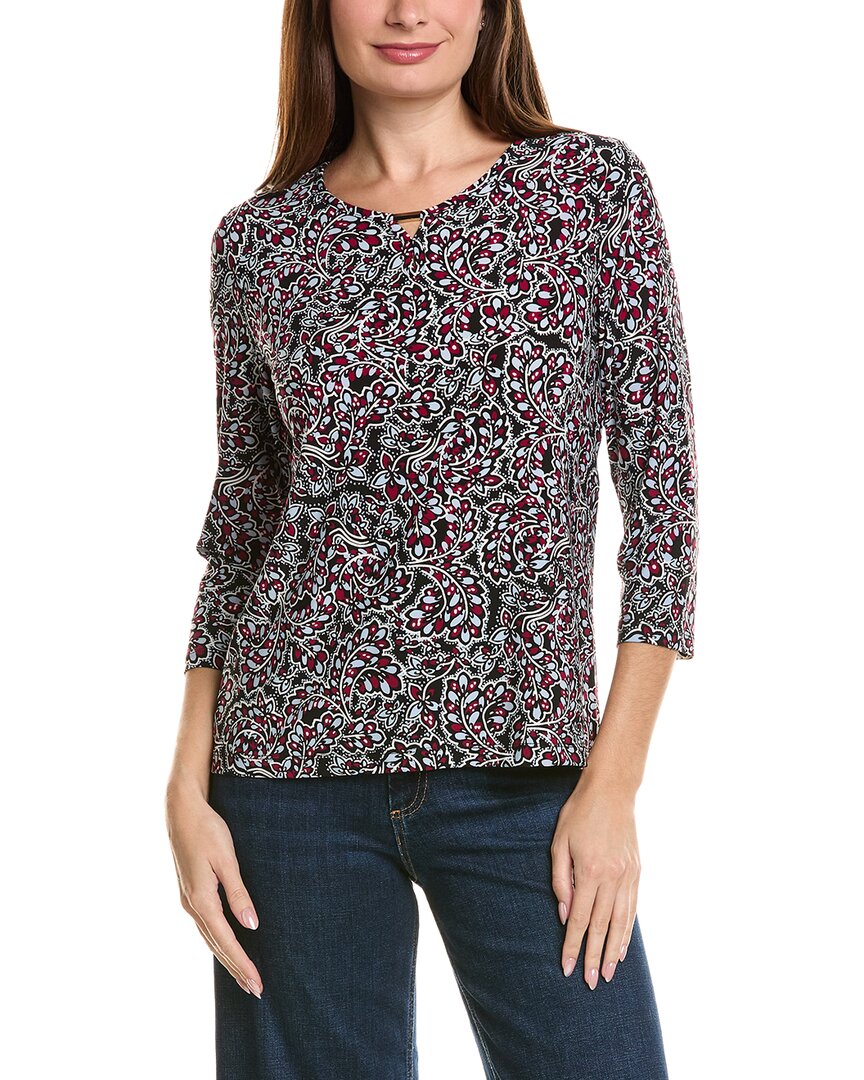 Jones New York Bar Keyhole Top