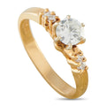LB Exclusive 14K Yellow Gold 0.58ct Diamond Ring MF11-070226