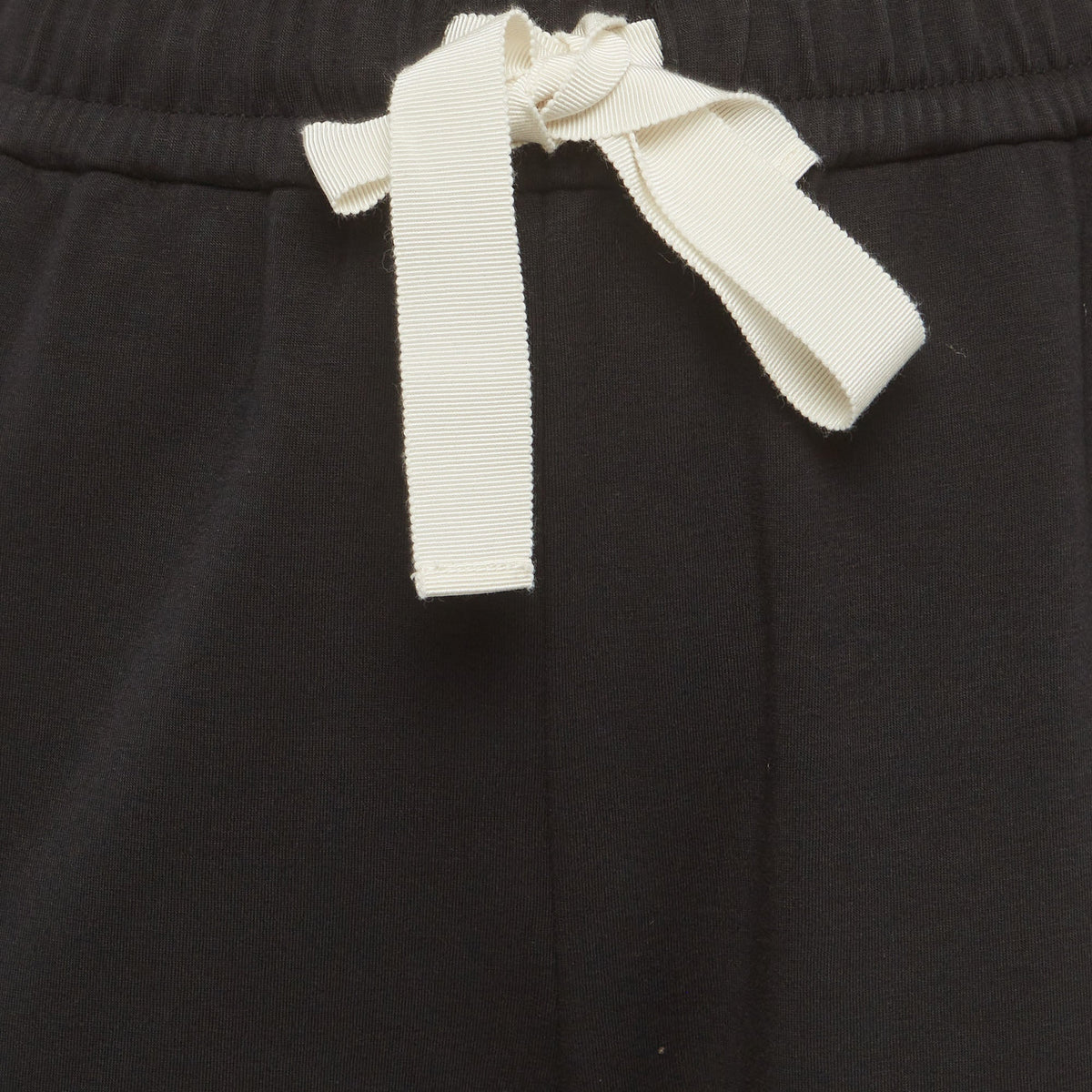 Ch Carolina Herrera Black Jersey Drawstring Joggers