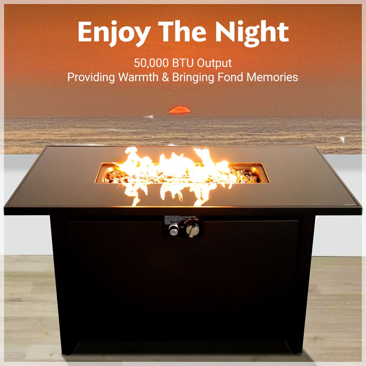 Modern Steel Outdoor Fire Pit