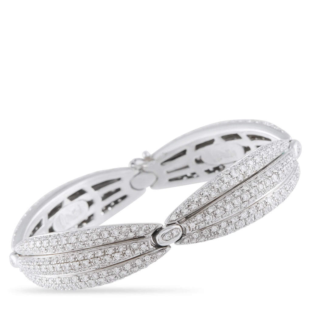 Damiani 18K White Gold 8.0ct Diamond Bracelet DM02-090226