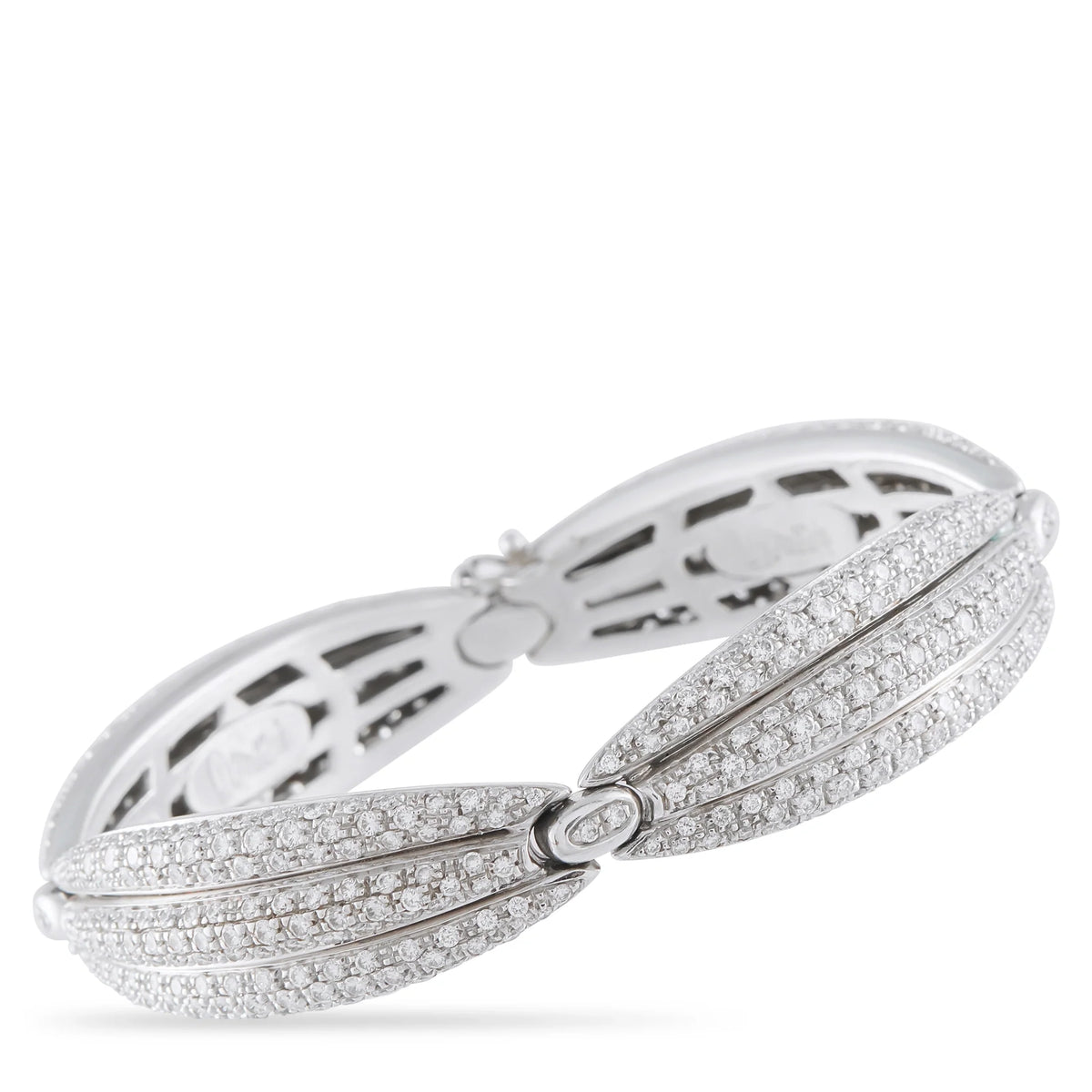 Damiani 18K White Gold 8.0ct Diamond Bracelet DM02-090226