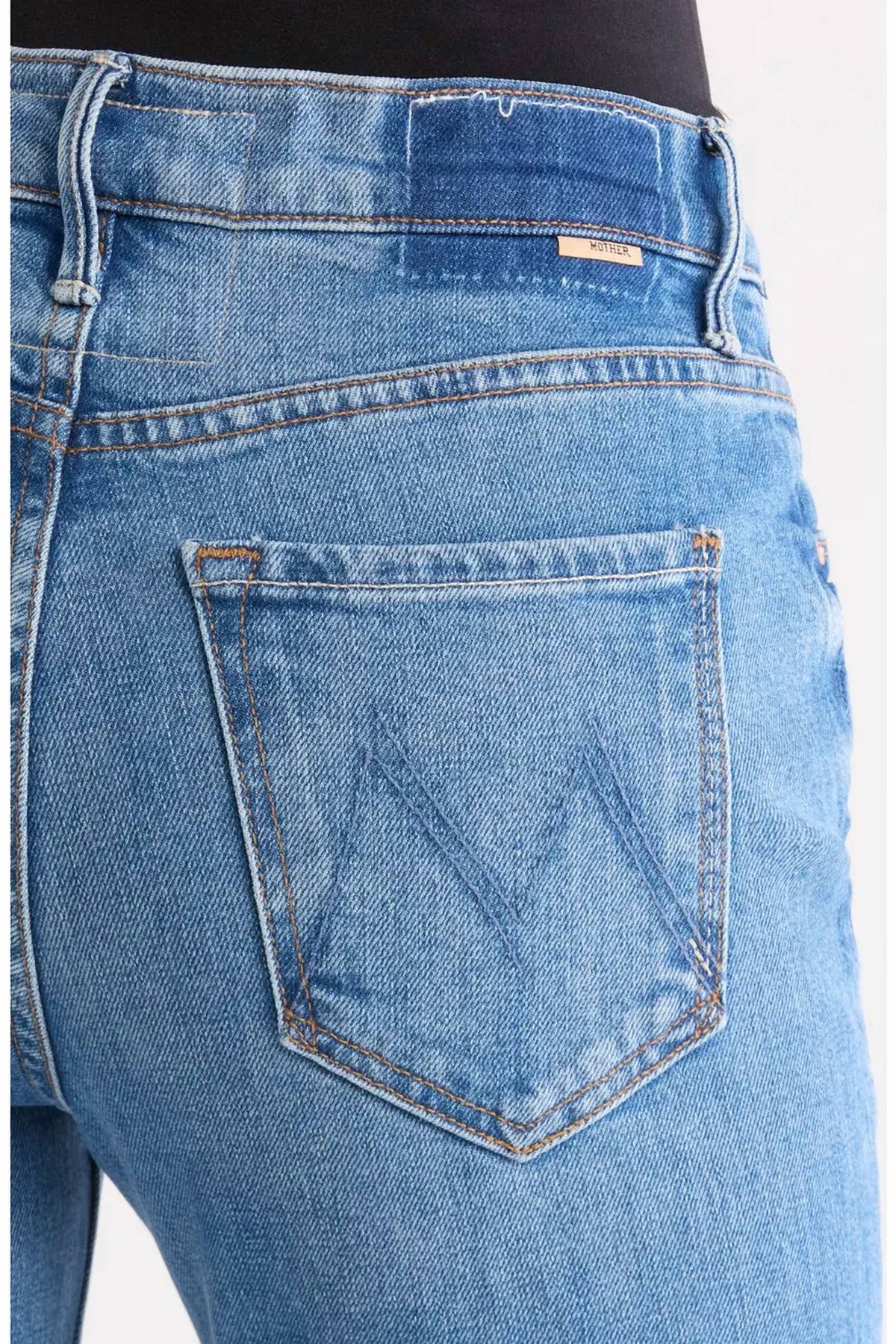 Doozy Fray Hem Flare Jeans In Heads Or Tails