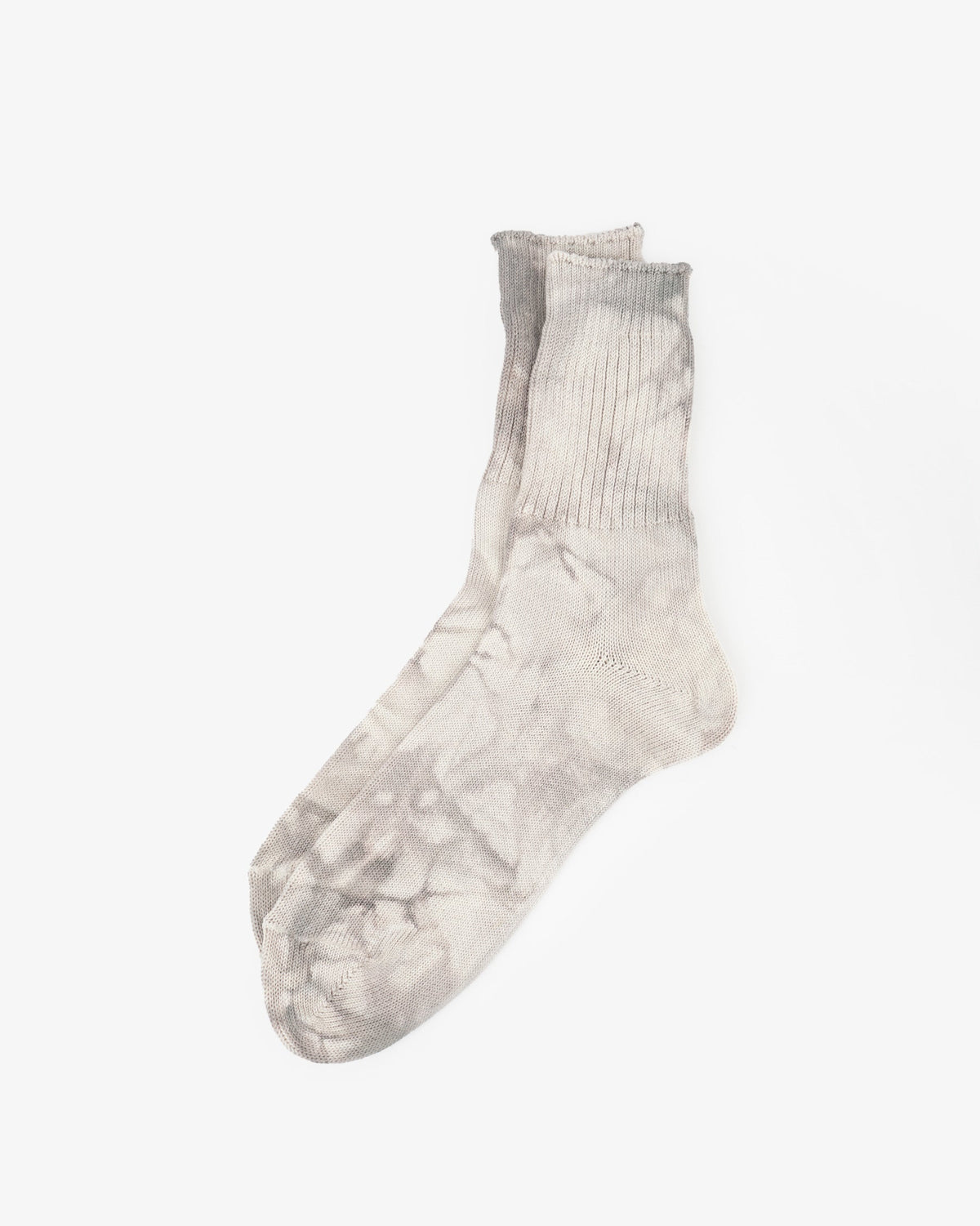 Silket Tie Dye Half Socks / Gray